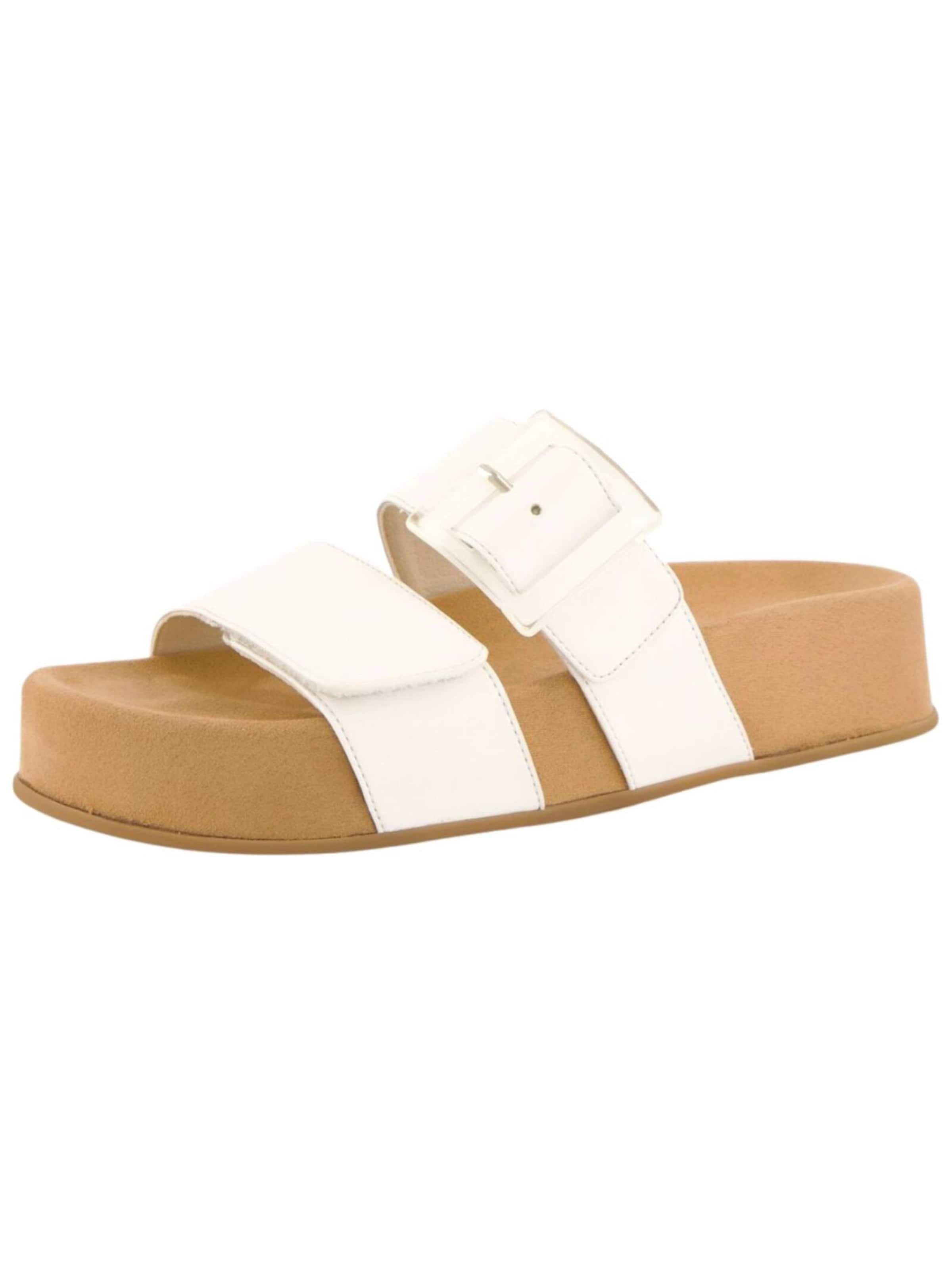 Mule Paul Green en blanc : devant