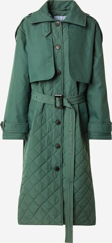 minus Between-seasons coat 'Aurora' in Green: front