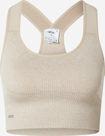 aim'n Bustier Sport-BH in Beige: predná strana