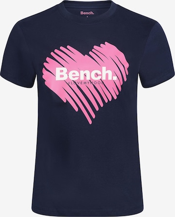 BENCH T-Shirt in Blau: Vorderseite