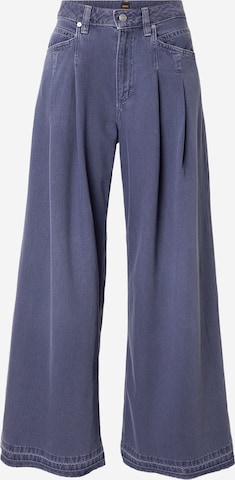 BOSS Široký strih Džínsy 'SLOUCHY' - Sivá: predná strana