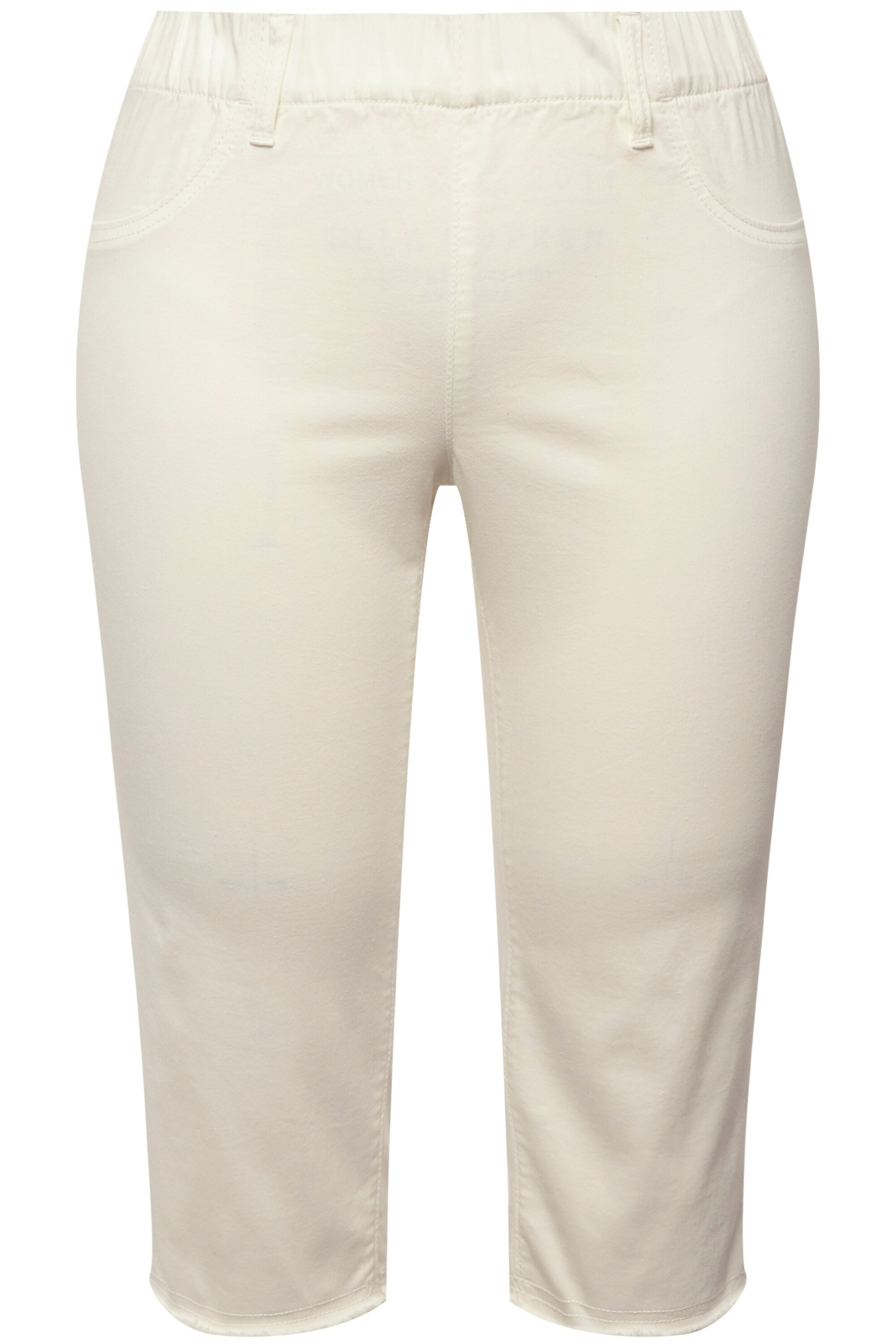 Ulla Popken Hose in Weiß: Vorderseite