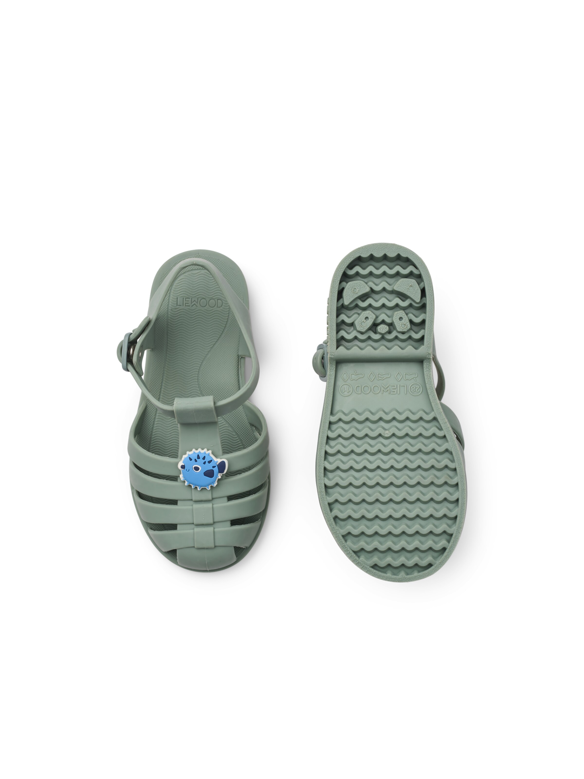 Pantofi deschiși 'Bre' de la Liewood pe verde