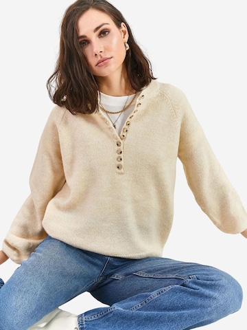 Pull-over 'Pullover' Bianco Lucci en marron : devant