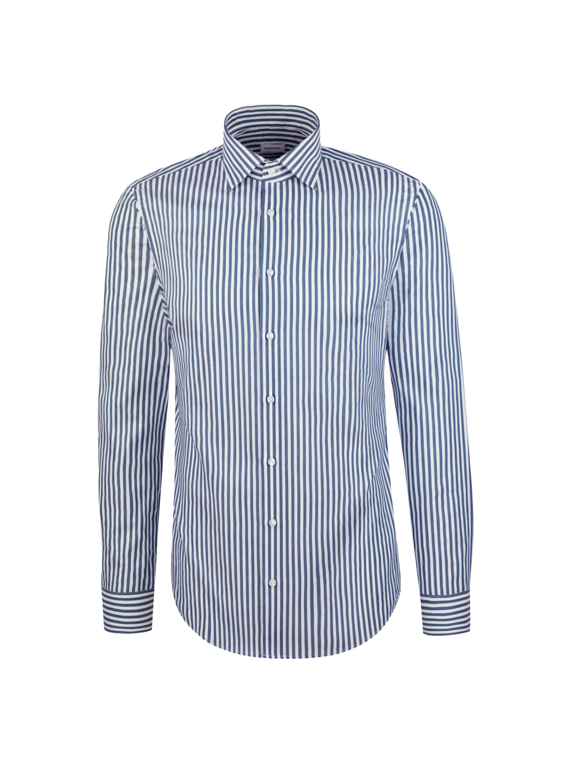 Coupe slim Chemise 'SMART CLASSICS' SEIDENSTICKER en bleu : devant