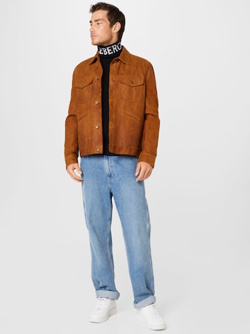DRYKORN Between-Season Jacket 'DULL' in Brown