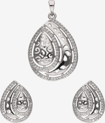 faina - Conjunto de joyería en plata: frente