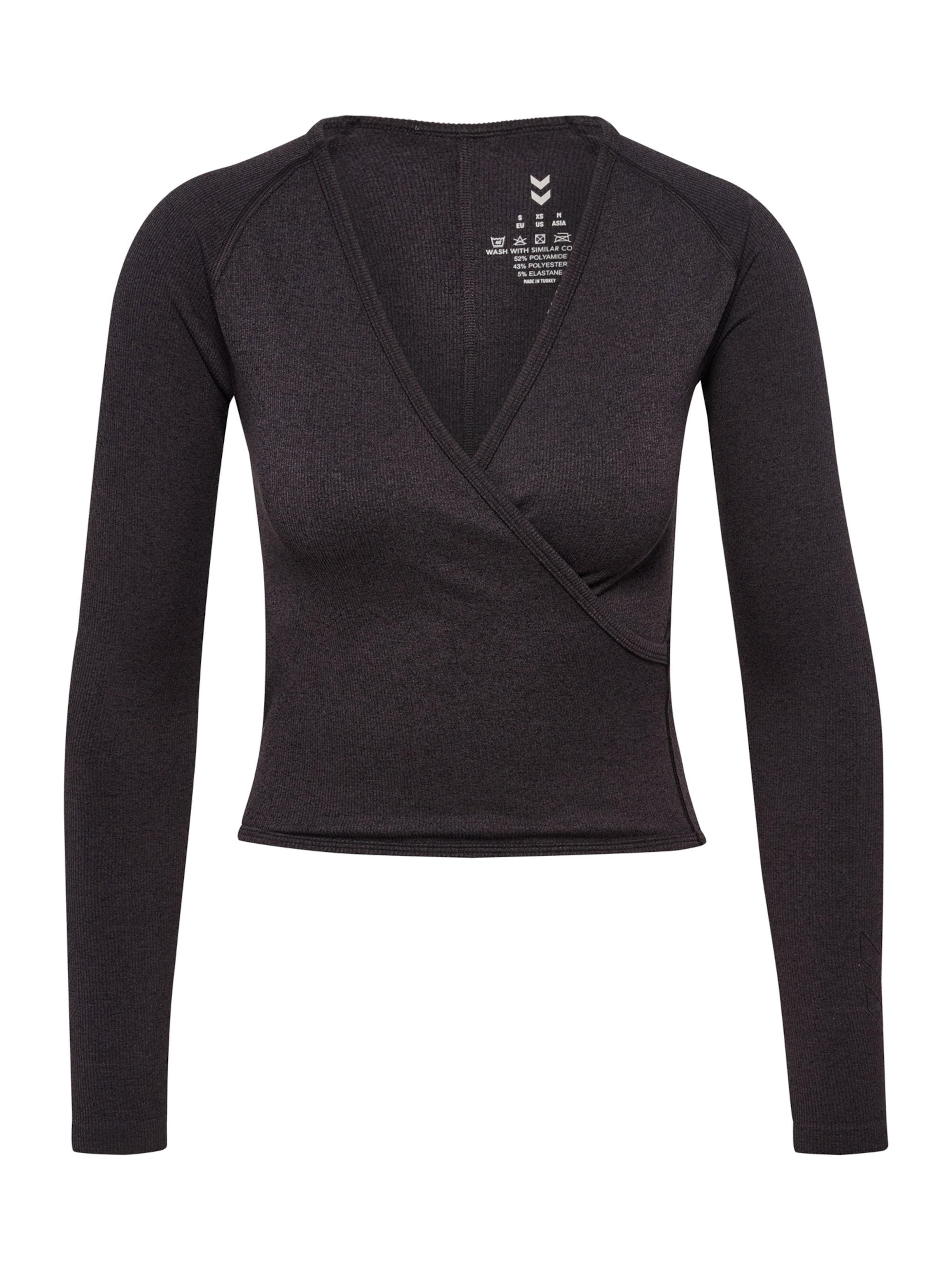 Hummel Functioneel shirt in Zwart: voorkant