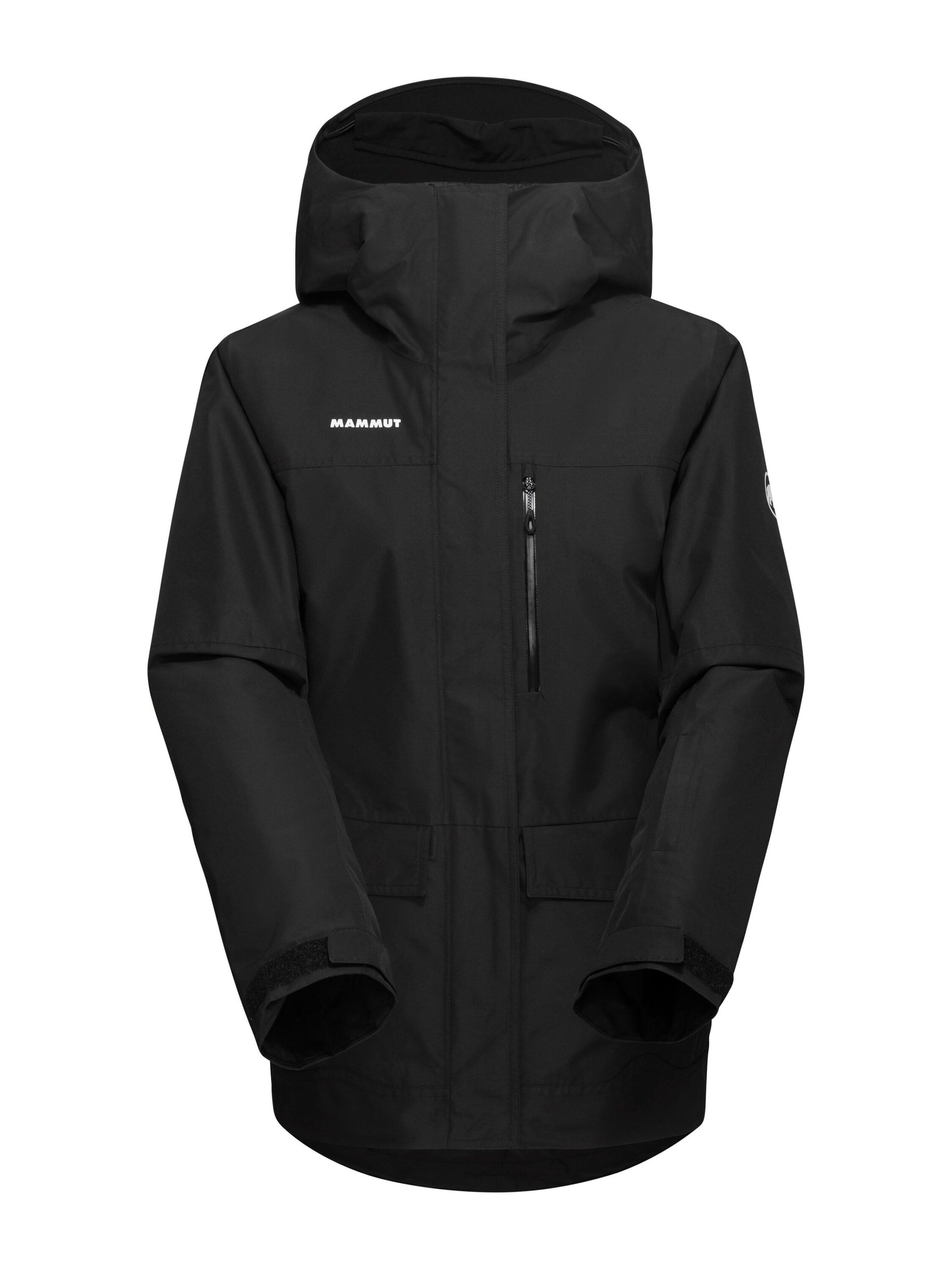 MAMMUT Sportjacke 'Fall Line' in Schwarz: Vorderseite