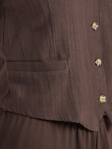 ONLY - Chaleco para traje 'ONLTIZANA' en marrón