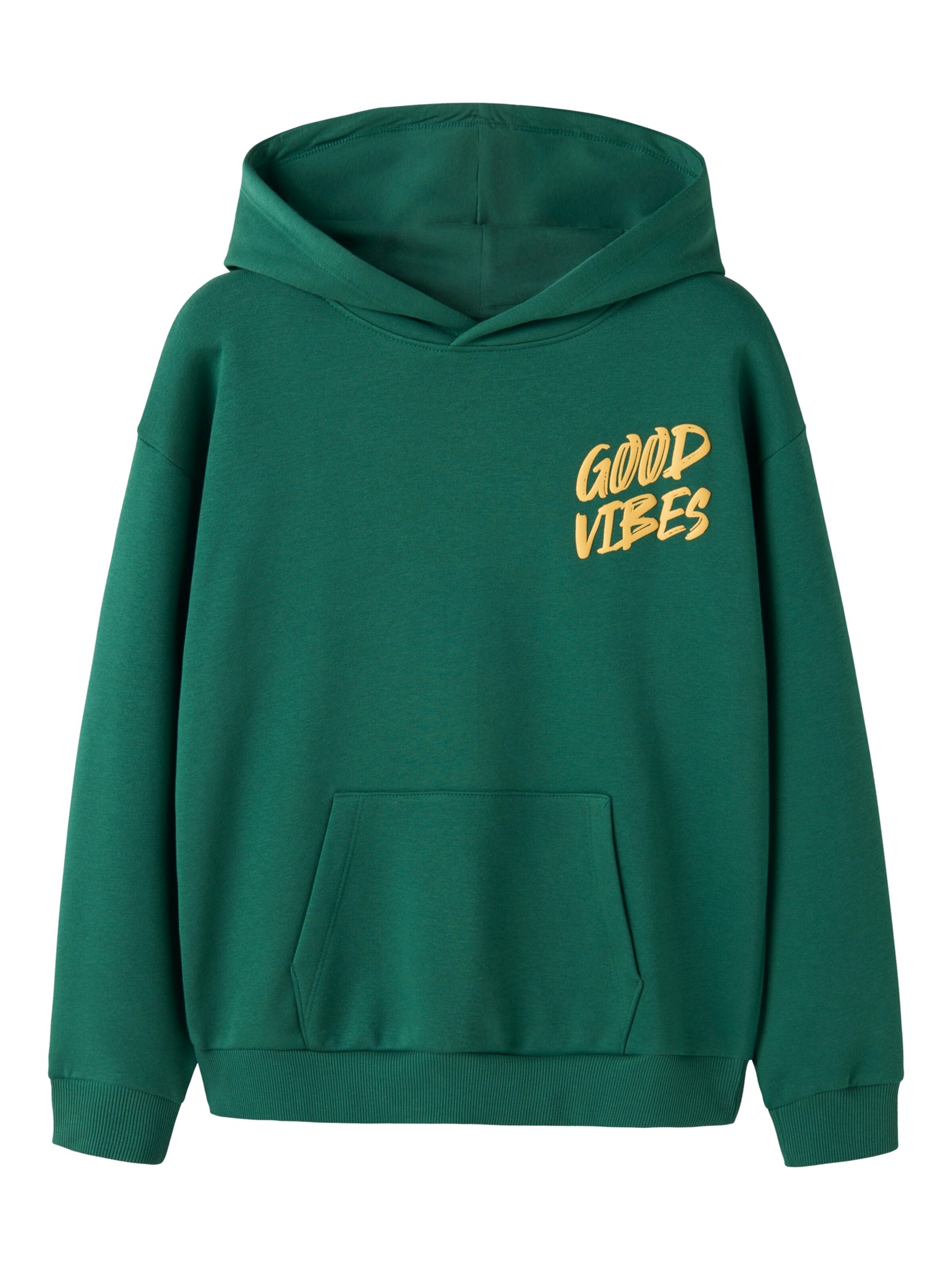 NAME IT Sweatshirt 'NKMNALDO' in Green: front
