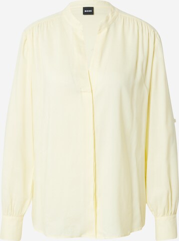 BOSS - Blusa 'Banoria' en amarillo: frente