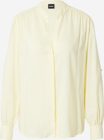 BOSS Black - Blusa 'Banoria' en amarillo: frente