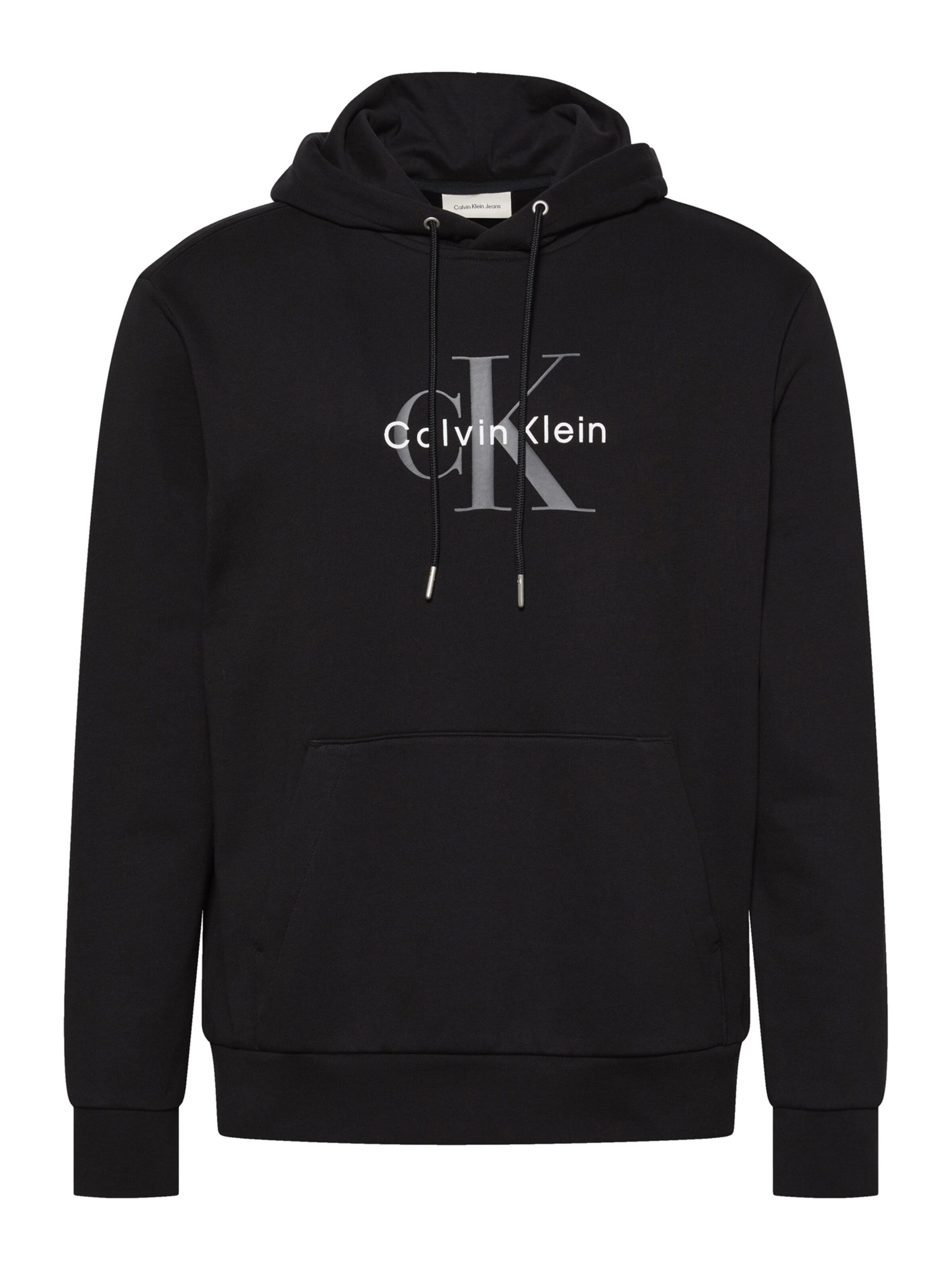 Calvin Klein Jeans Mikina – černá: přední strana