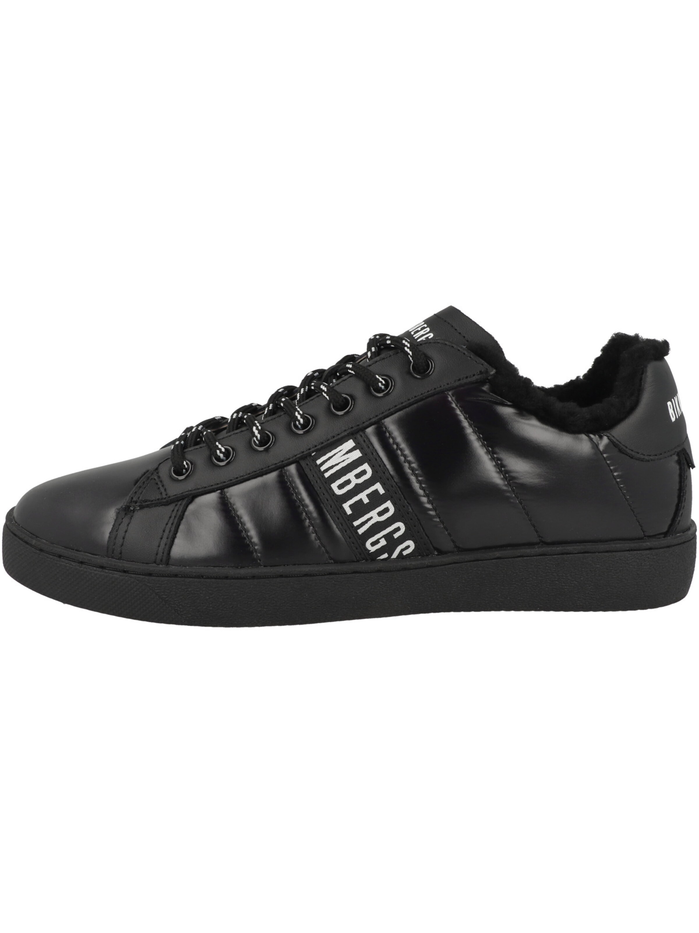 Sneaker bassa 'Recoba' di BIKKEMBERGS in nero: frontale