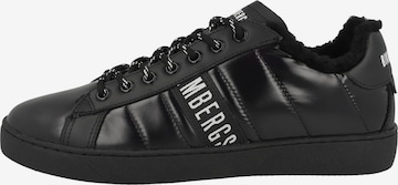 Baskets basses 'Recoba' BIKKEMBERGS en noir : devant