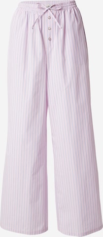 LOVE StoriesPidžama hlače 'Theodore' - roza boja: prednji dio