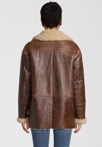 Goosecraft Winter Jacket 'Milla' in Brown