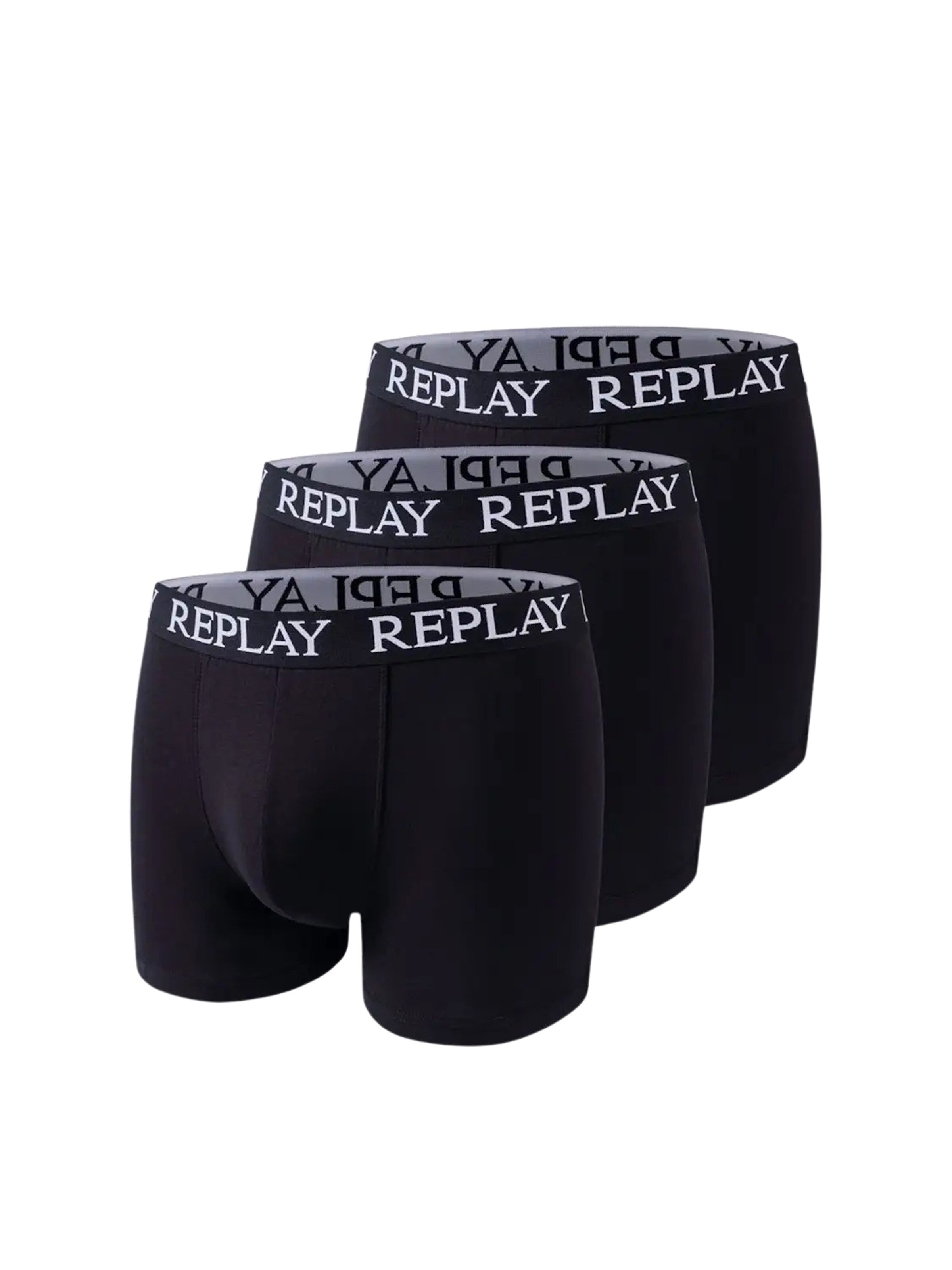 REPLAY Boxer shorts in Black: front