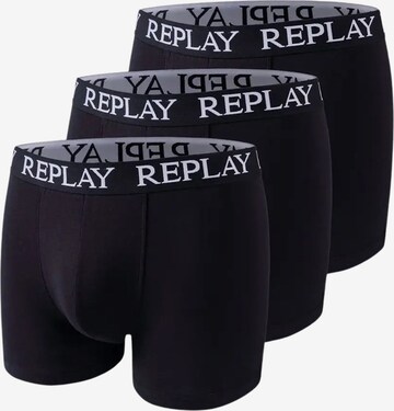 REPLAY Boxer shorts in Black: front