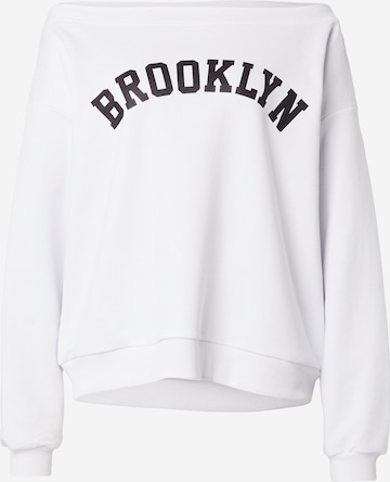 studioselectSweater majica - bijela boja: prednji dio