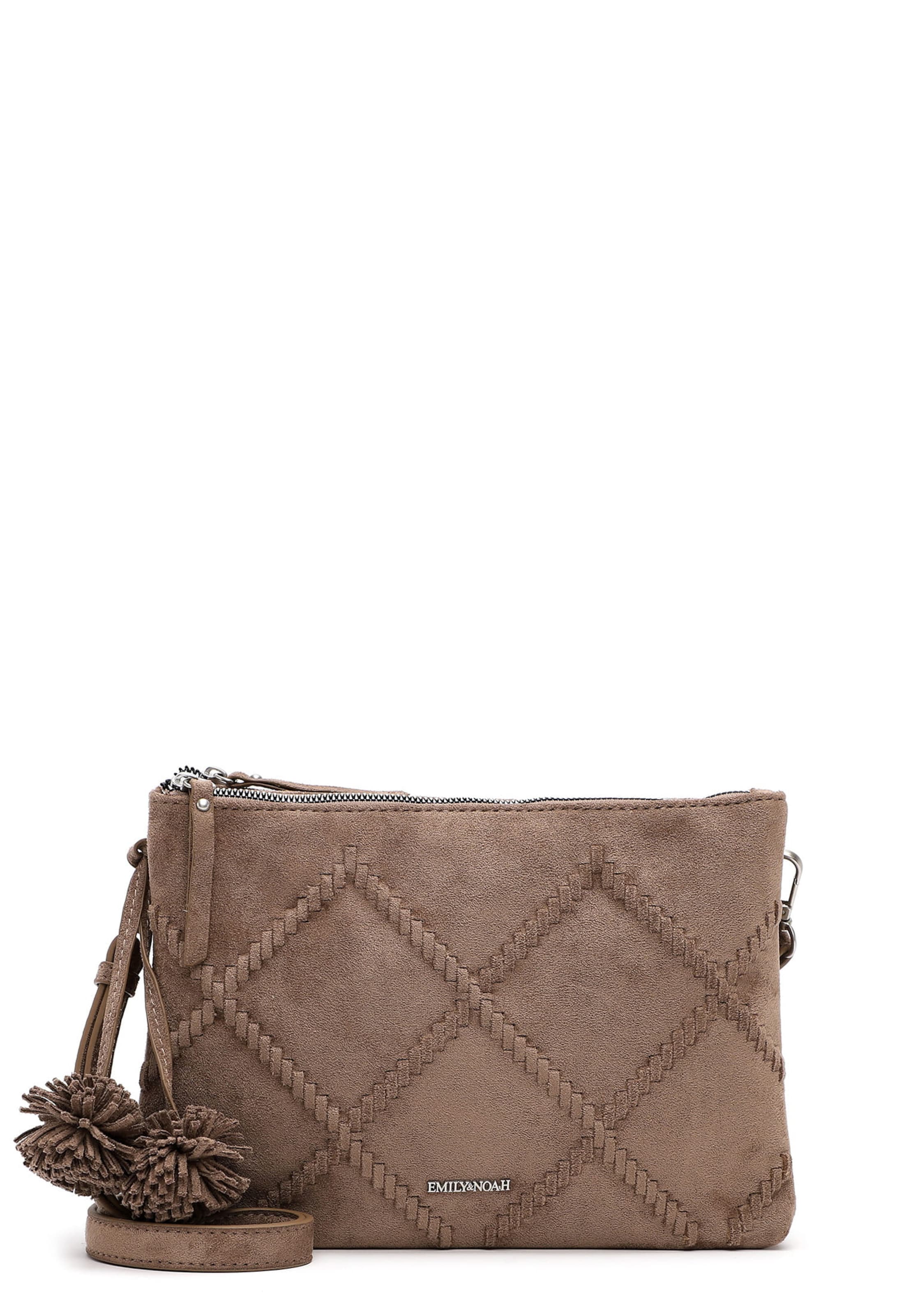 Borsa a spalla di Emily & Noah in marrone: frontale