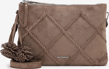 Borsa a spalla di Emily & Noah in marrone: frontale