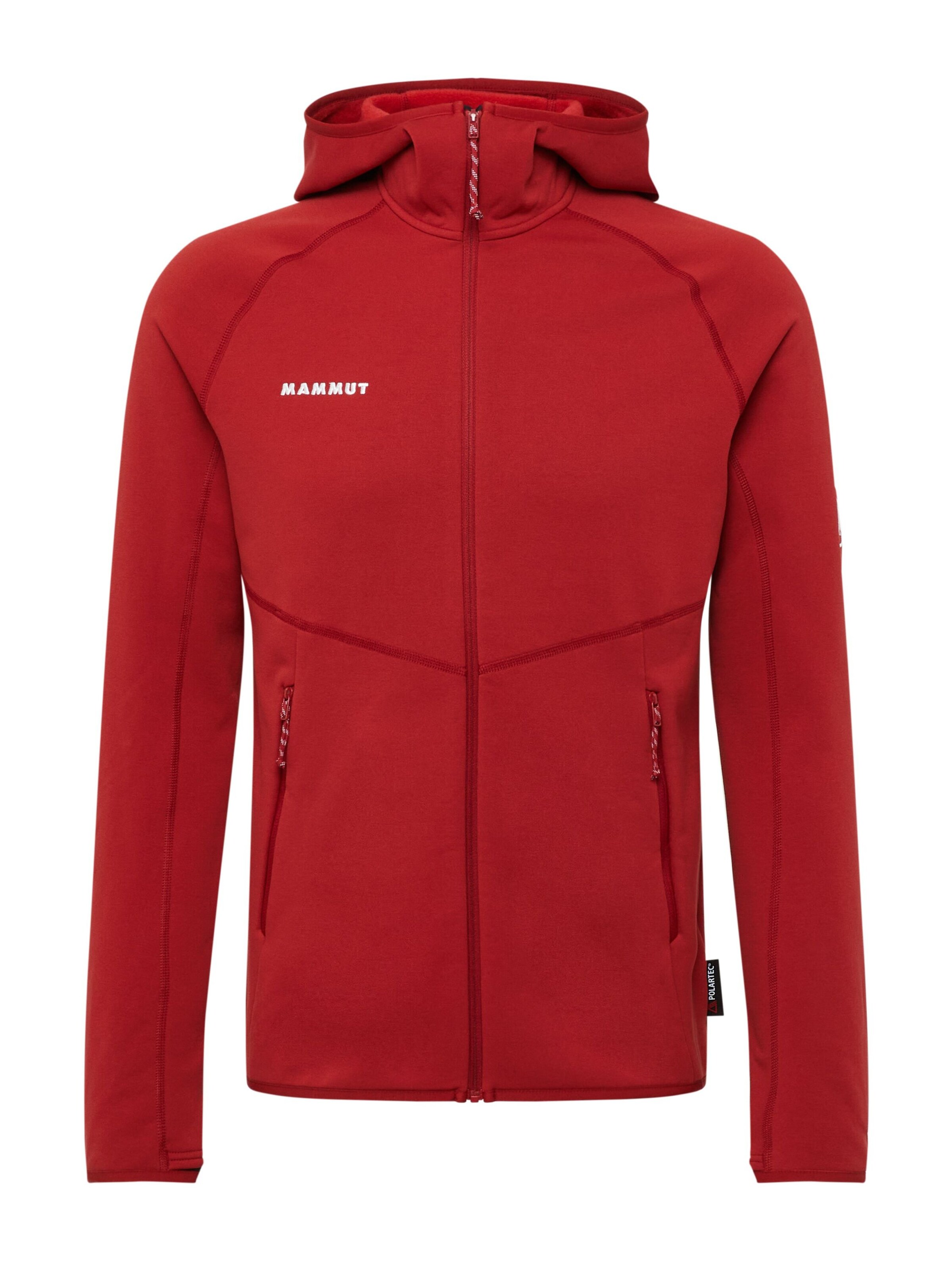 MAMMUT Funktionsfleecejacke in Rot: Vorderseite