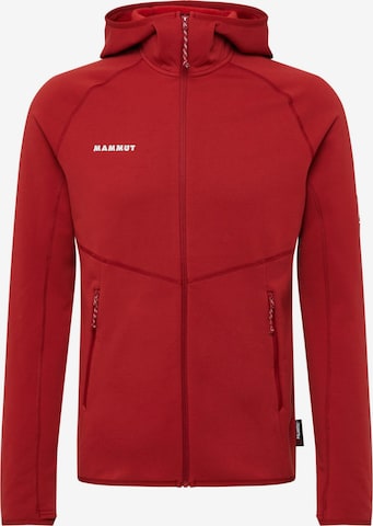 MAMMUT Funktionsfleecejacke in Rot: Vorderseite