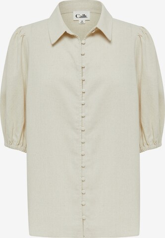 Calli Blouse 'KYLA' in Beige: voorkant