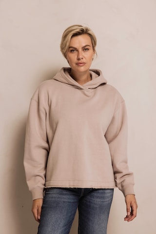 Zhrill Sweatshirt in Beige: front