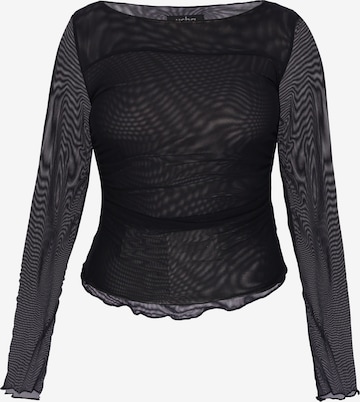 usha BLACK LABEL - Camiseta en negro: frente