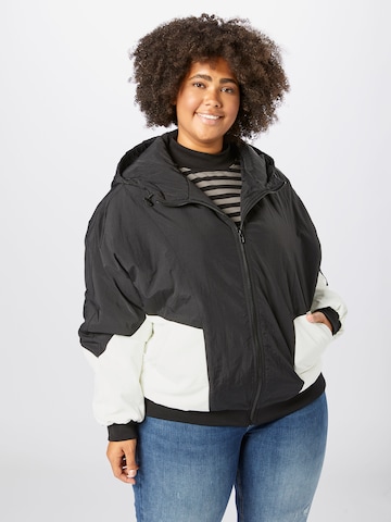 Urban Classics Between-Season Jacket in Black: front