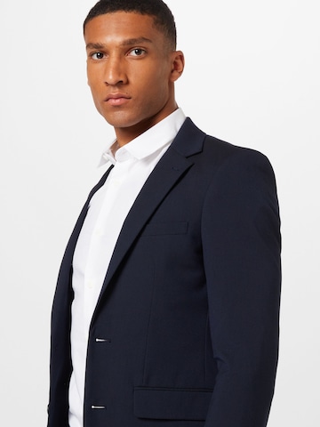 Coupe slim Veste de costume BURTON MENSWEAR LONDON en bleu