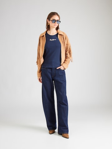 Pepe Jeans Tričko – modrá