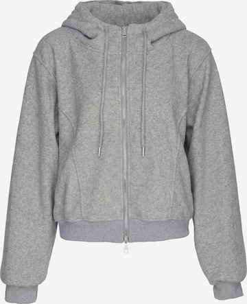 Veste de survêtement MYMO en gris : devant