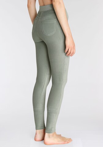 Skinny Leggings di LASCANA in verde