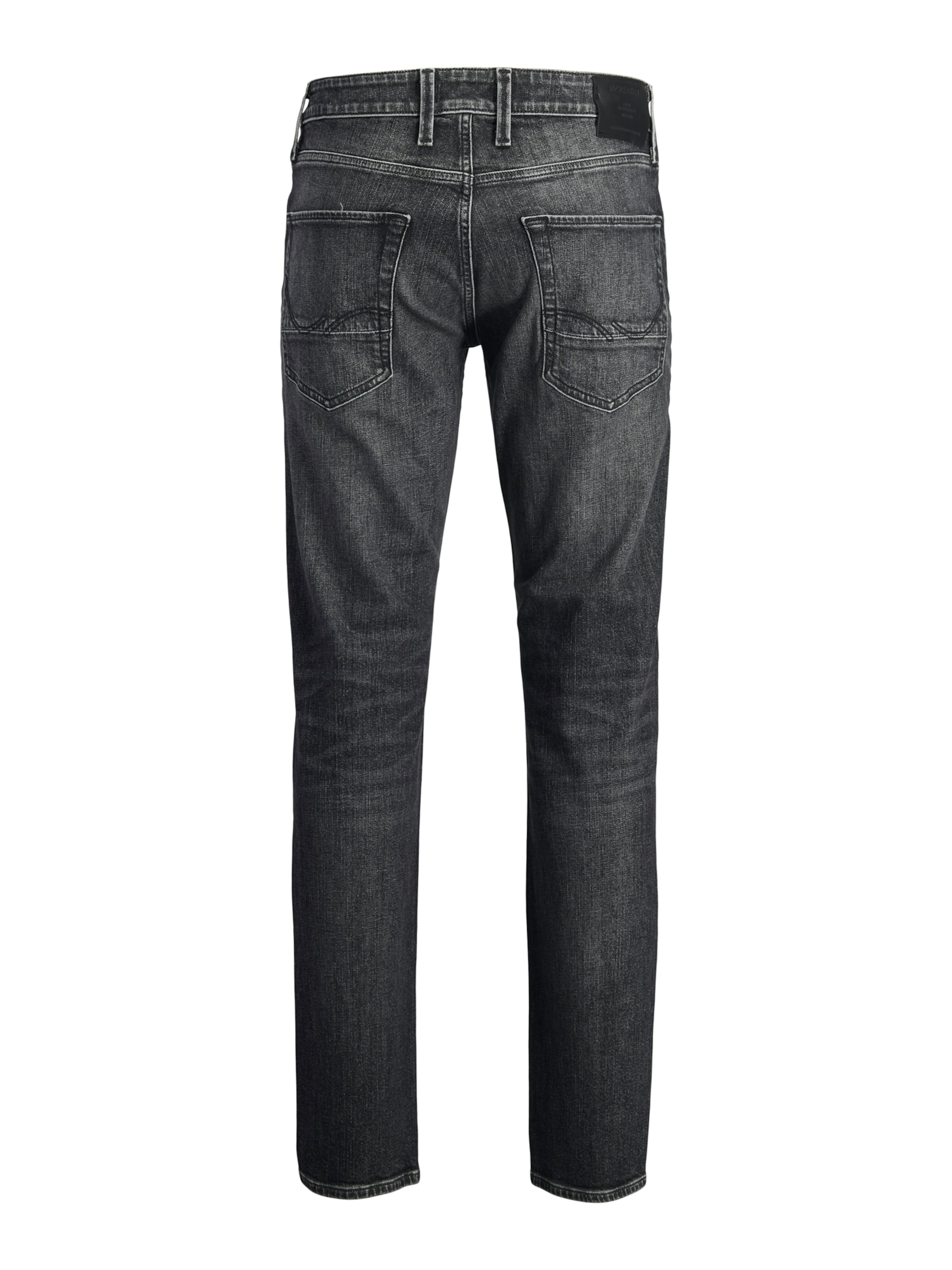 Coupe slim Jean 'JJICLARK JJVINTAGE' JACK & JONES en noir