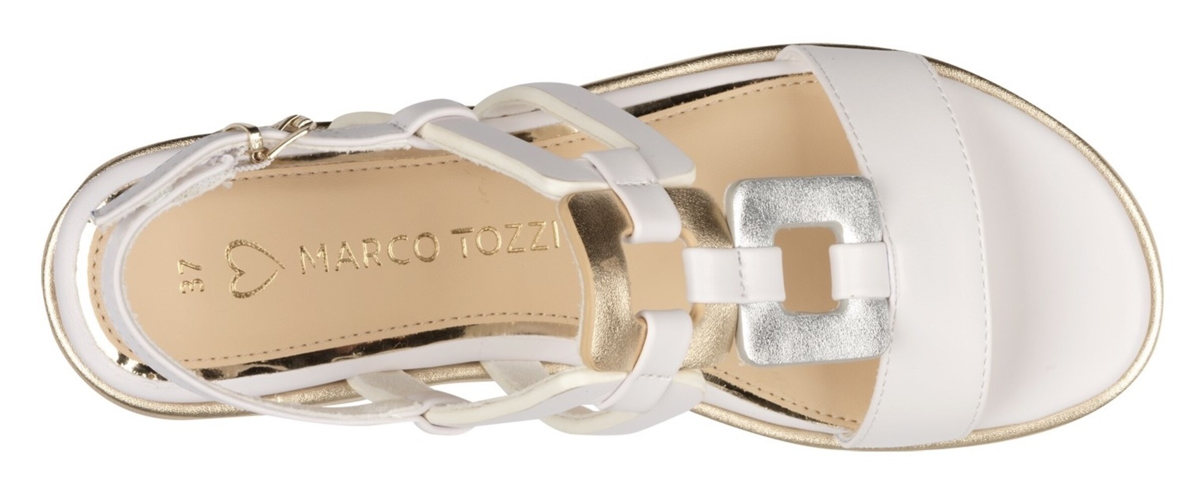 MARCO TOZZI Sandale in Weiß