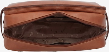 Esquire Toiletry Bag in Brown