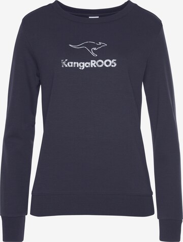 KangaROOS Sweatshirt in Blue: front