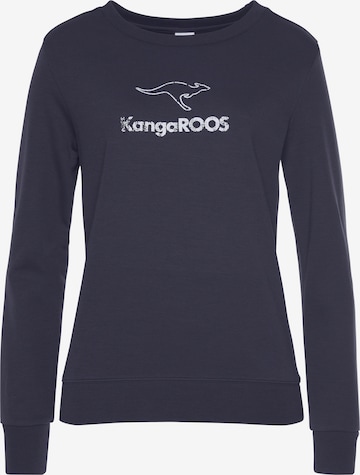 KangaROOS Sweatshirt in Blue: front