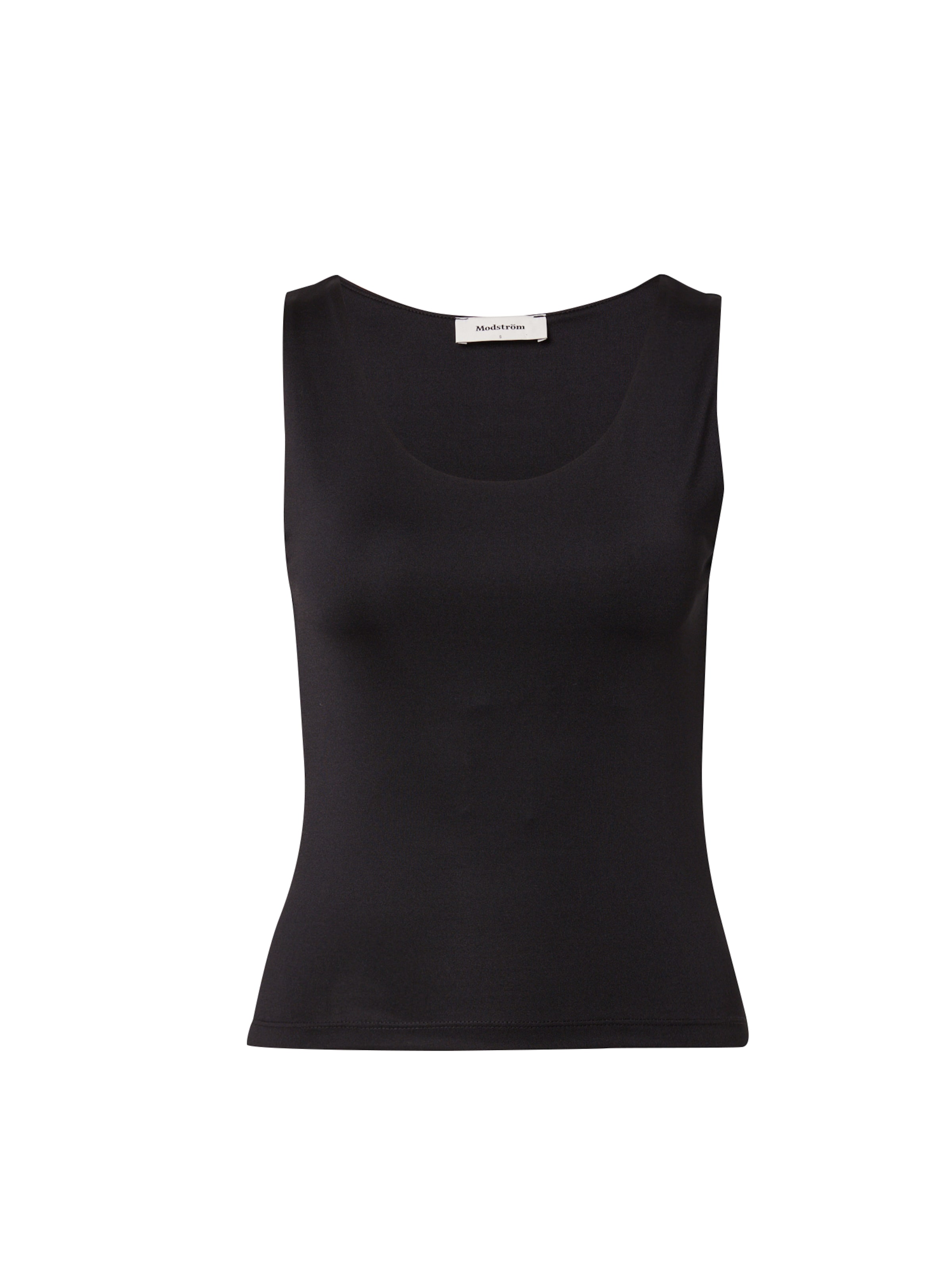 modström Top 'Hima' – černá: přední strana