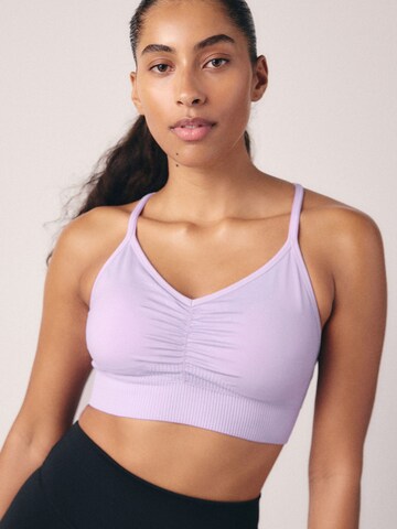 Next Bralette Bra in Purple: front