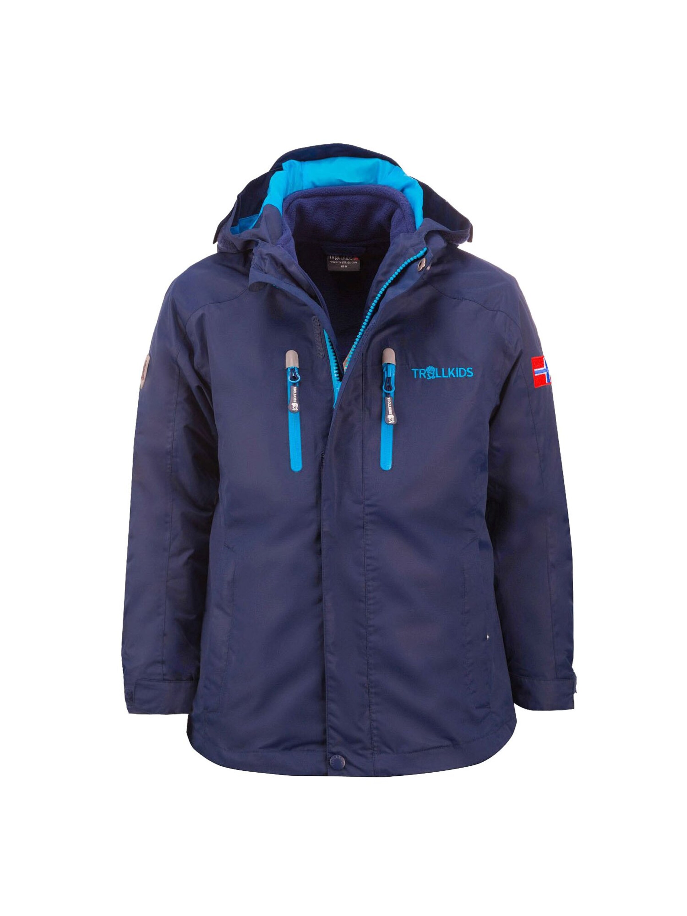 TROLLKIDS Outdoor jacket in Blue: front