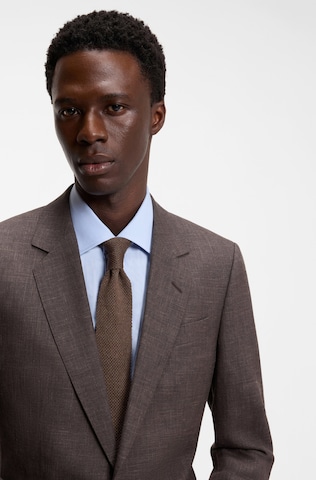 BOSS Tie 'Beckham x Boss' in Brown