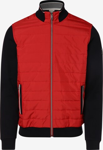 bugatti Sweatvest in Rood: voorkant