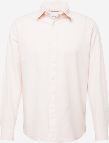 SELECTED HOMME Button Up Shirt in Pink: front