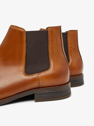 Chelsea Boots Bianco en marron