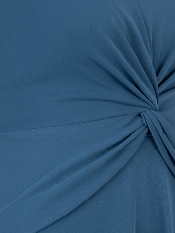 Lauren Ralph Lauren Petite - Vestido em azul